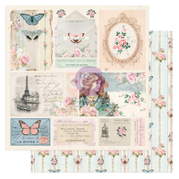 Prima Marketing French Blue 12x12 Inch Paper Pad (999773)